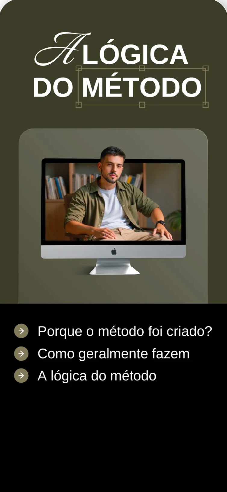 Módulo 1: A Lógica do Método: porque o método foi criado, como geralmente fazem e a lógica do método